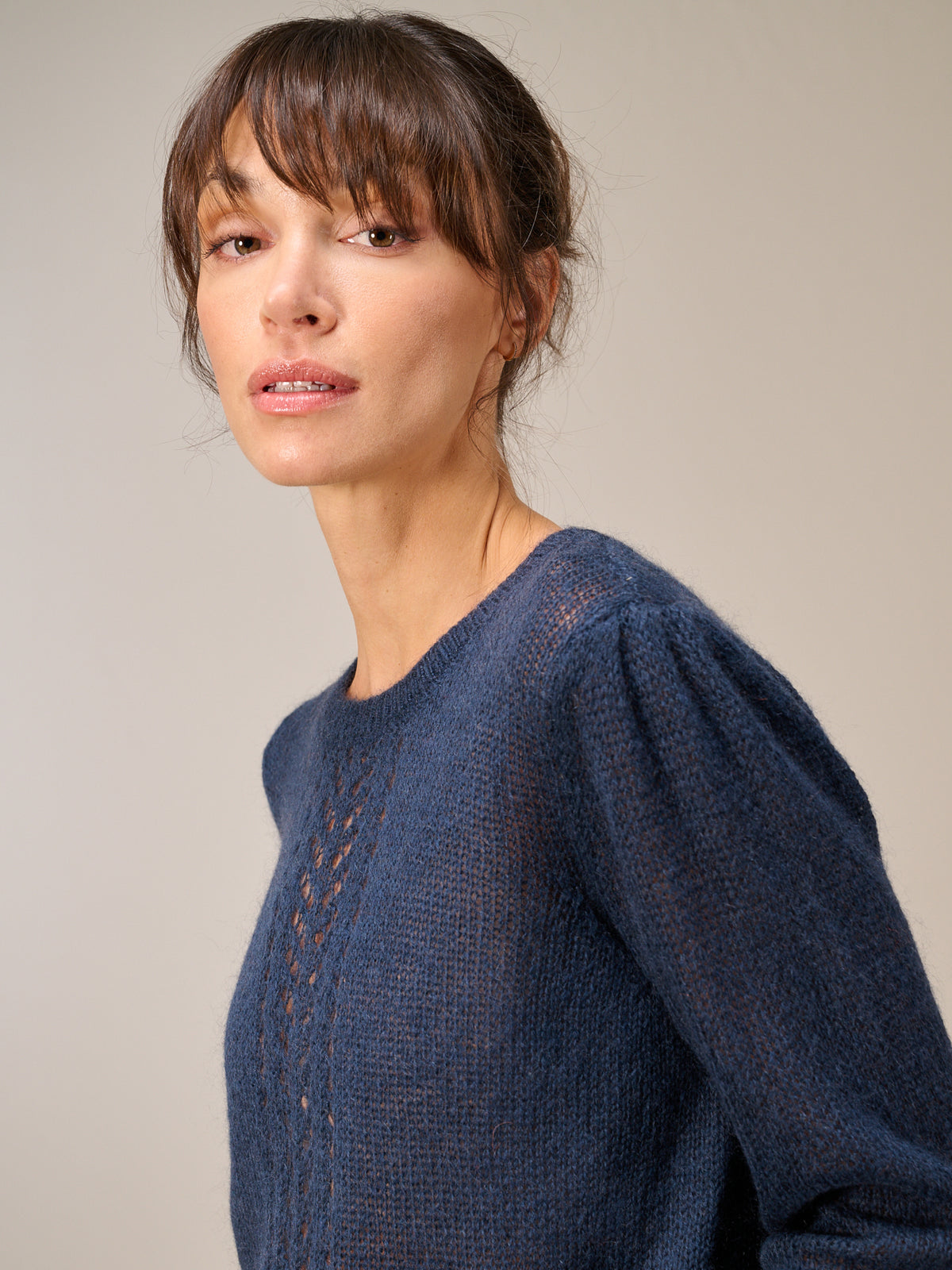 Maglione in maglia con motivo