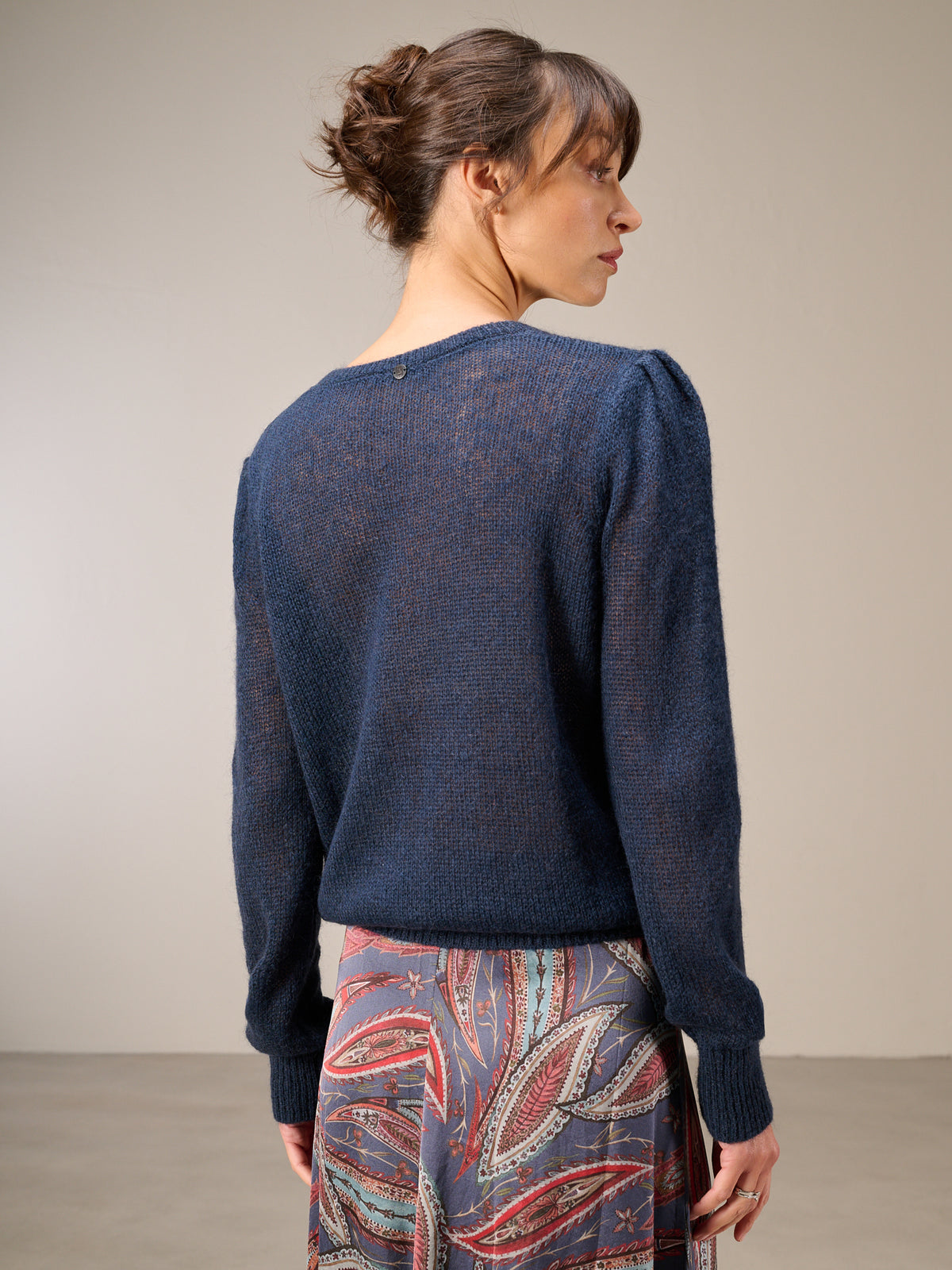Maglione in maglia con motivo