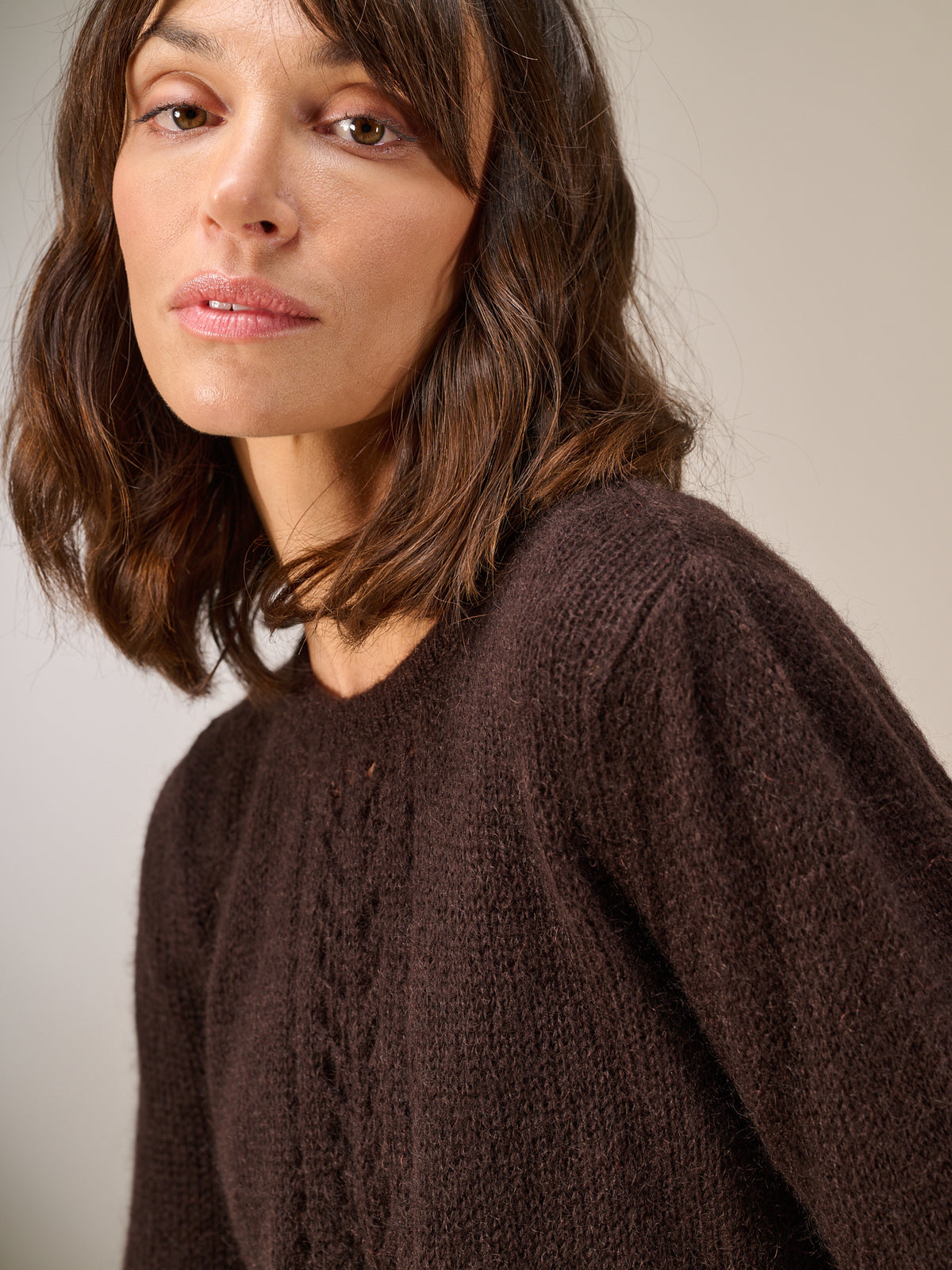 Maglione in maglia con motivo