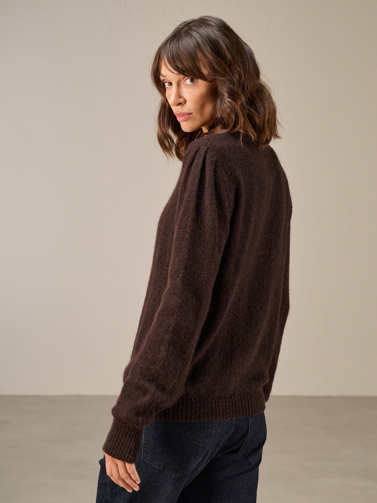 Maglione in maglia con motivo