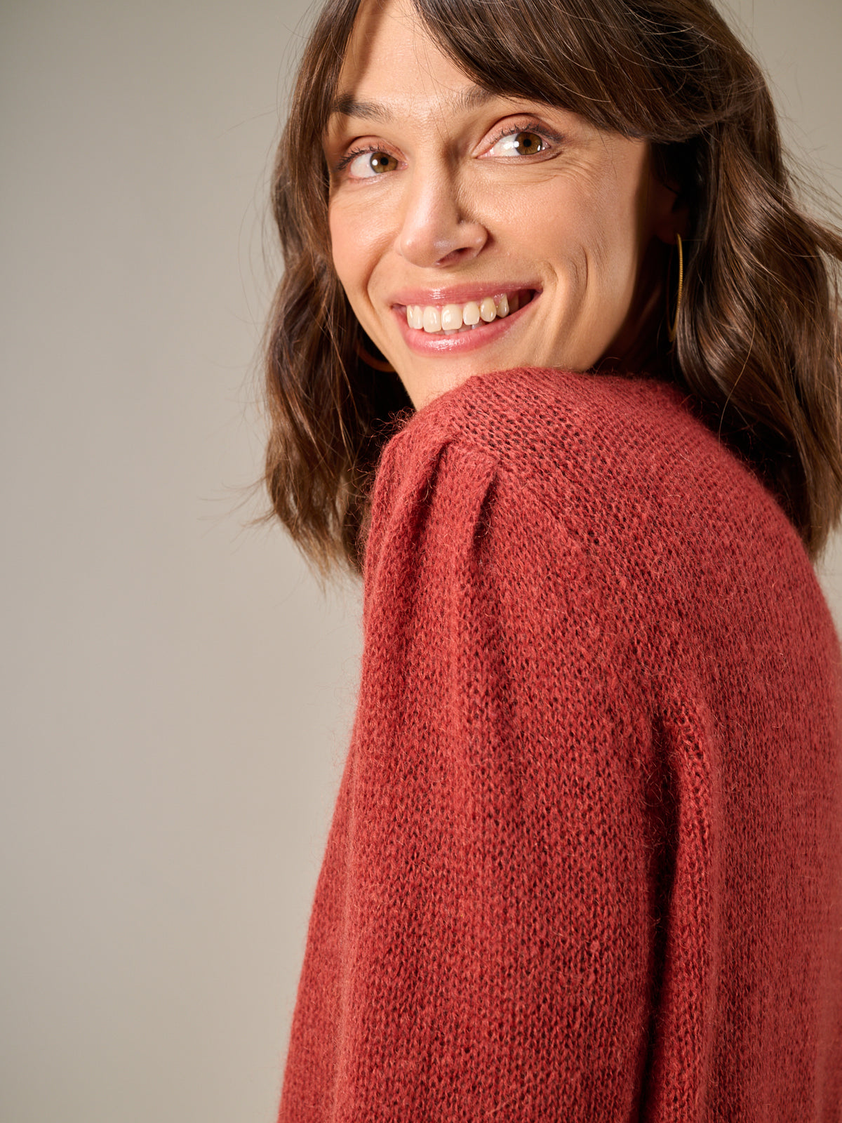 Maglione in maglia con motivo
