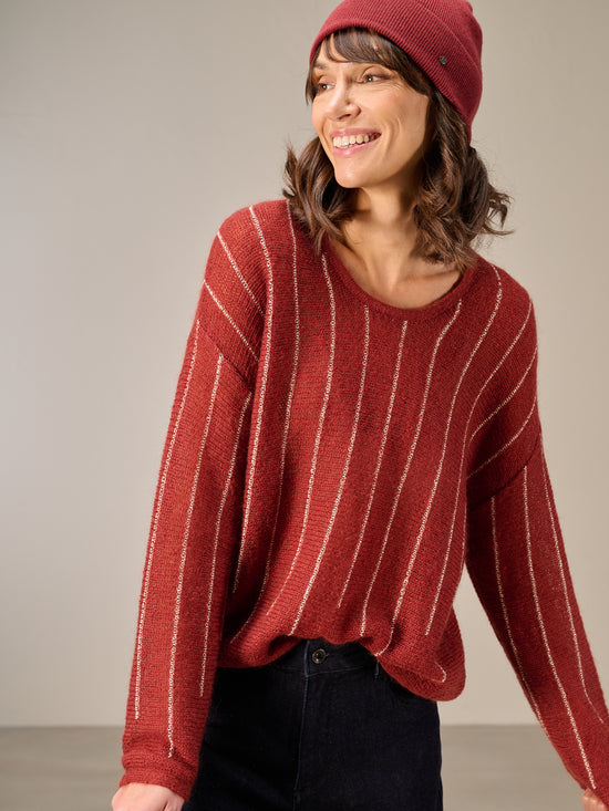 Maglione in maglia misto lana