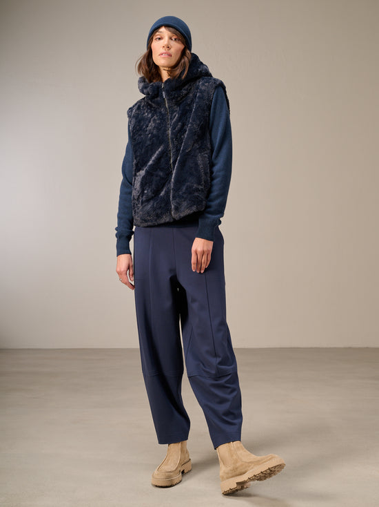 gilet en fausse fourrure