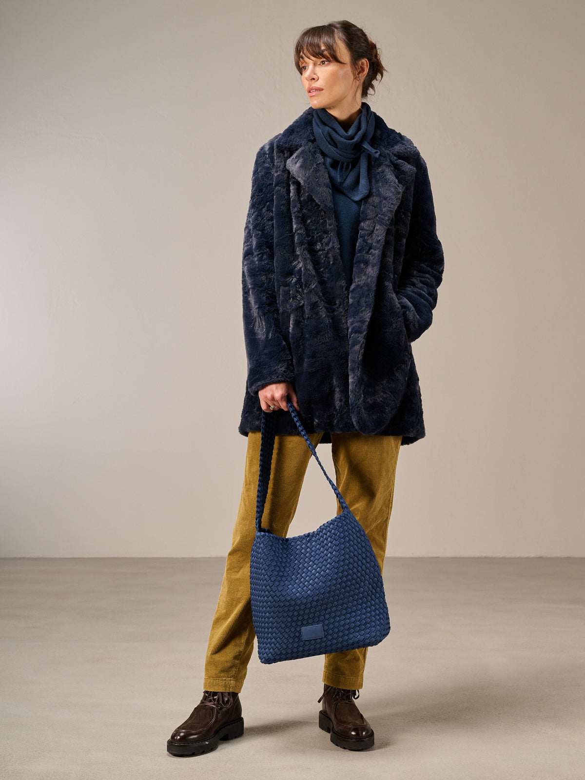 Cappotto in pelliccia sintetica
